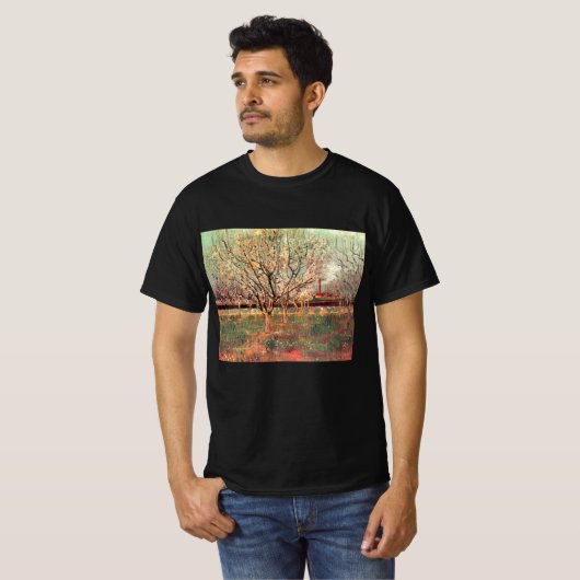 Orchard in Blossom, Plum Trees van Vincent van Gog T-shirt (Voorkant volledig)