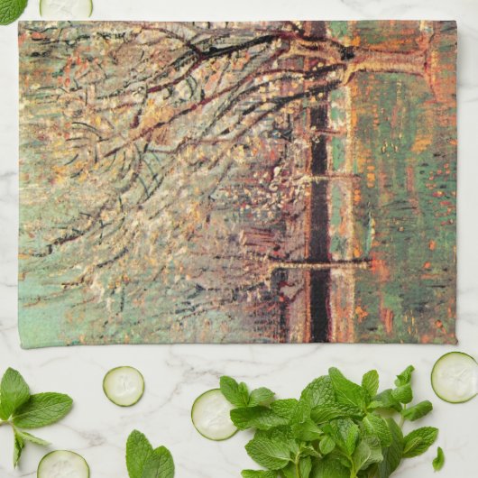 Orchard in Blossom, Plum Trees van Vincent van Gog Theedoek (Gevouwen)