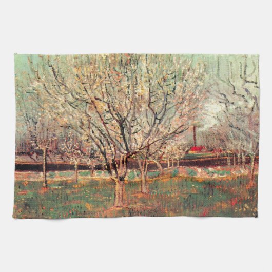 Orchard in Blossom, Plum Trees van Vincent van Gog Theedoek (Horizontaal)