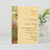 Orchard in Blossom, Van Gogh, afstuderen Kaart (Staand voorkant)