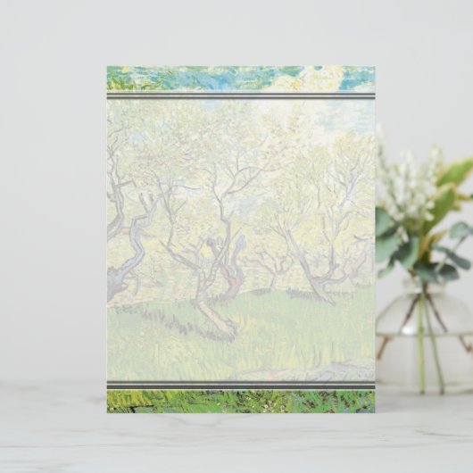 Orchard in Blossom, Vincent van Gogh. (Staand voorkant)