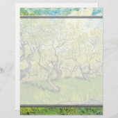 Orchard in Blossom, Vincent van Gogh. (Voorkant / Achterkant)