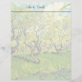 Orchard in Blossom, Vincent van Gogh. (Voorkant)