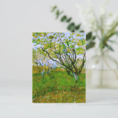 Orchard in Blossom, Vincent van Gogh Briefkaart (Staand voorkant)