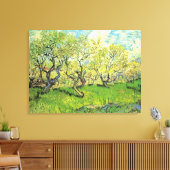 Orchard in Blossom, Vincent van Gogh Canvas Afdruk (Insitu (Woonkamer))
