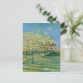 Orchard in Blossom, Vincent van Gogh Fine Art Briefkaart (Staand voorkant)