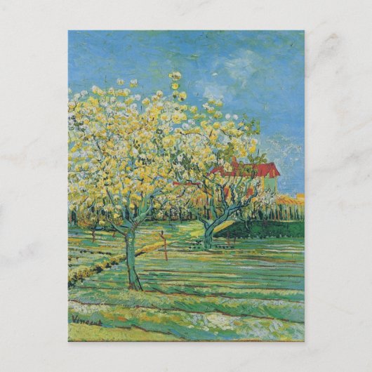 Orchard in Blossom, Vincent van Gogh Fine Art Briefkaart (Voorkant)