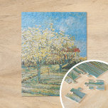 Orchard in Blossom | Vincent Van Gogh Legpuzzel<br><div class="desc">Orchard in Blossom (1888) door de Nederlandse postpressionist Vincent Van Gogh. Origineel kunstwerk is een olie op canvas die een landschap van bloeiende bomen afschildert. Gebruik de ontwerphulpmiddelen om douanetekst toe te voegen of het afbeelding te personaliseren.</div>