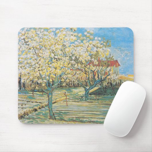 Orchard in Blossom | Vincent Van Gogh Muismat (Met muis)
