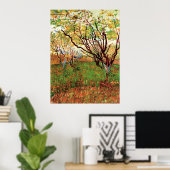 Orchard in Blossom, Vincent van Gogh Poster (Thuiskantoor)
