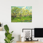 Orchard in Blossom, Vincent van Gogh Poster (Thuiskantoor)