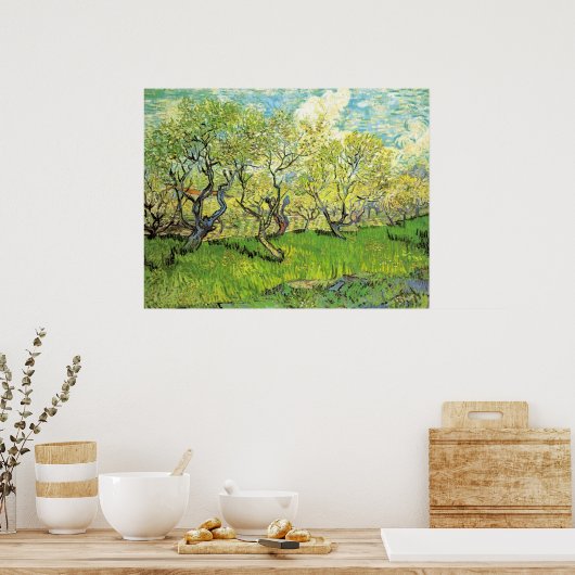 Orchard in Blossom, Vincent van Gogh Poster (Keuken)