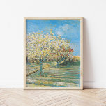 Orchard in Blossom | Vincent Van Gogh Poster<br><div class="desc">Orchard in Blossom (1888) door de Nederlandse postpressionist Vincent Van Gogh. Origineel kunstwerk is een olie op canvas die een landschap van bloeiende bomen afschildert. Gebruik de ontwerphulpmiddelen om douanetekst toe te voegen of het afbeelding te personaliseren.</div>