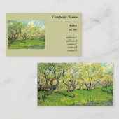 Orchard in Blossom Vincent van Gogh Visitekaartje (Voorkant / Achterkant)
