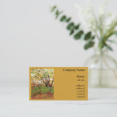 Orchard in Blossom Vincent van Gogh Visitekaartje (Staand voorkant)