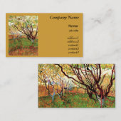 Orchard in Blossom Vincent van Gogh Visitekaartje (Voorkant / Achterkant)
