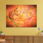 Orchard Mélange: Vruchtbare harmonie op Canvas Afdruk (Insitu (Woonkamer))