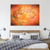 Orchard Mélange: Vruchtbare harmonie op Canvas Afdruk (Insitu (Slaapkamer))