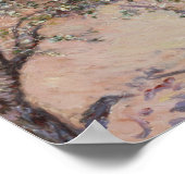 Orchard met bloeiende appelbomen, Colombes Poster (Hoek)