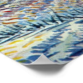 Orchard met cypried van Vincent van Gogh Poster (Hoek)