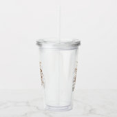 Orchard Oriole Bird Family and Nest Acryl Drinkbeker (Rechts)