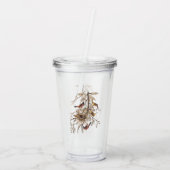 Orchard Oriole Bird Family and Nest Acryl Drinkbeker (Achterkant)