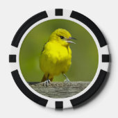 Orchard Oriole - oorspronkelijke foto Poker Chips (Voorkant)