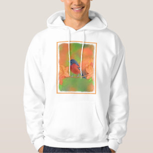 Orchard Oriole zangvogel schilderij originele voge Hoodie