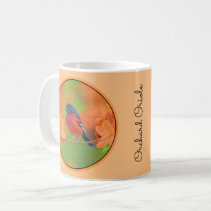 Orchard Oriole zangvogel schilderij originele voge Koffiemok