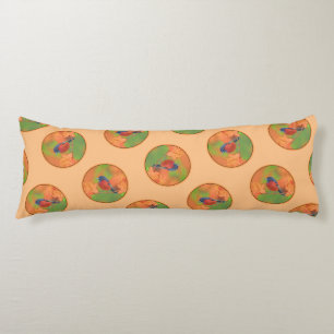 Orchard Oriole zangvogel schilderij originele voge Lichaamskussen