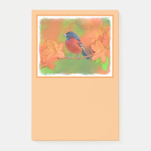 Orchard Oriole zangvogel schilderij originele voge Post-it® Notes