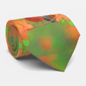 Orchard Oriole zangvogel schilderij originele voge Stropdas (Opgerold)