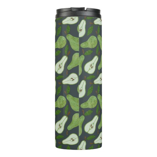 Orchard Pear patroon fruit Thermosbeker (Achterkant)