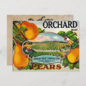 Orchard Pears Briefkaart (Voorkant / Achterkant)