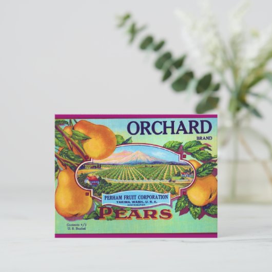 Orchard Pears Briefkaart (Staand voorkant)