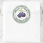 Orchard Plum Jam Label Jam Jelly 1930 Green (Tas)