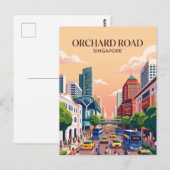 Orchard Road Singapore Briefkaart (Voorkant / Achterkant)