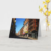 Orchard Street, Lower East Side, New York Kaart (Gele Bloem)