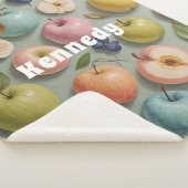 Orchard Whimsy: pastelvrucht Sherpa Deken (3/4)