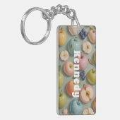 Orchard Whimsy: pastelvrucht Sleutelhanger (Voorkant Links)