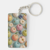 Orchard Whimsy: pastelvrucht Sleutelhanger (achterkant)
