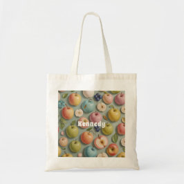 Orchard Whimsy: pastelvrucht Tote Bag