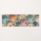 Orchard Whimsy: pastelvrucht Yogamat (Achterkant (horizontaal))