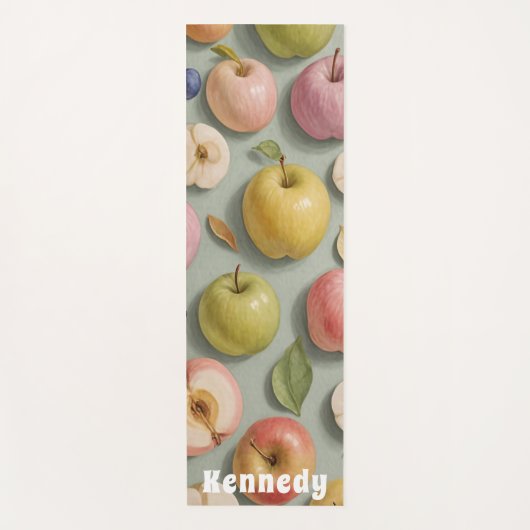 Orchard Whimsy: pastelvrucht Yogamat (Voorkant)