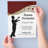Orchestra concert flyer (Hand)