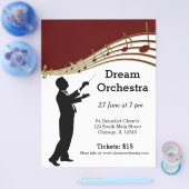 Orchestra concert flyer (Enkel)
