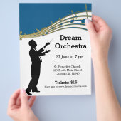 Orchestra concert flyer (Hand)