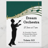 Orchestra concert flyer (Voorkant)
