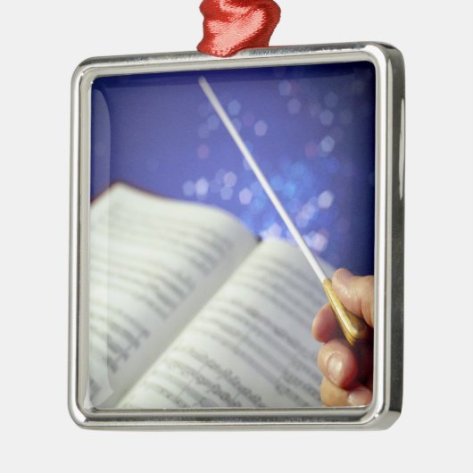 Orchestra Conductor Elements 1 Metalen Ornament (Links)