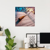 Orchestra Conductor Elements 3 Poster (Thuiskantoor)